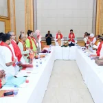 IISB Scholars meet SJTA Scholars in Presence of the King of Puri